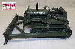 #CUST790 1/16 International TD-14 (M3) Diesel Crawler Tractor with Blade, Military Green