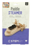 #FF170628 STEM Wooden Paddle Steam Boat Construction Kit