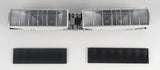 #J164FFGTR0001 1/64 B-Train Grain Trailers, White with Black Frame