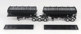 #J164FFGTR0002 1/64 B-Train Grain Trailers, Black with Black Frame