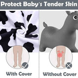 #HHC-14 Bouncy Pals Dairy Cow Plush Hopper Ride On
