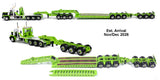 #J164FFGT0003 1/64 Lefthander Trucking Kenworth C500 & 3x3x3 Heavy Haul Lowboy with Jeep & Booster