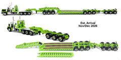 #J164FFGT0003 1/64 Lefthander Trucking Kenworth C500 & 3x3x3 Heavy Haul Lowboy with Jeep & Booster