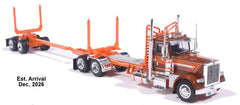 #J164FFGT010 1/64 Kulak & Sons Trucking 7 Peterbilt Model 379 Pacific Style Logging Truck