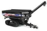 #JMM028 1/64 Patriotic Black J&M X1112 X-Tended Reach Grain Cart with Tracks
