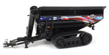 #JMM028 1/64 Patriotic Black J&M X1112 X-Tended Reach Grain Cart with Tracks