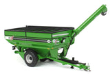 #JMM031 1/64 Green J&M X1112 X-Tended Reach Grain Cart with Tandem Walking Duals