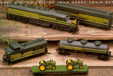 #JP100 1/87 John Deere HO Train Set with 4010 Tractors, 4th in a Series