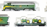 #JP1997 1/87 John Deere HO 1997 Freight Train Set with Track, 1st Edition - Opened Box, AS IS