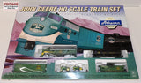 #JP1997 1/87 John Deere HO 1997 Freight Train Set with Track, 1st Edition - Opened Box, AS IS