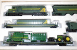 #JP414 1/87 John Deere HO Train Set with Combine & Tractor, 3rd in a Series - Opened Box, AS IS
