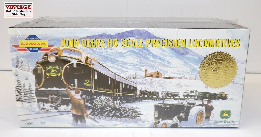 #JP506 1/87 John Deere HO Genesis Precision Locomotive & Dummy Unit, 2nd in a Series - Opened box, AS IS