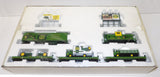 #JP507 1/87 John Deere HO Rolling Stock Set with John Deere 60 Tractors, 6th in a Series - Opened Box, AS IS