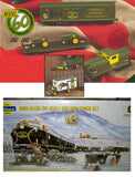 #JP507 1/87 John Deere HO Rolling Stock Set with John Deere 60 Tractors, 6th in a Series - Opened Box, AS IS