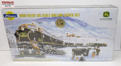 #JP507 1/87 John Deere HO Rolling Stock Set with John Deere 60 Tractors, 6th in a Series - Opened Box, AS IS