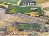 #JP789 1/87 John Deere HO Train Set with John Deere 70 Tractors & Track, 7th in a Series
