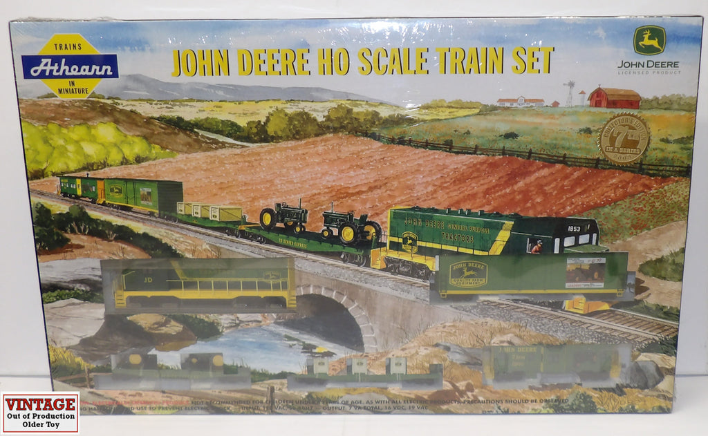 #JP789 1/87 John Deere HO Train Set with John Deere 70 Tractors & Track, 7th in a Series