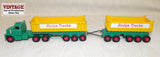#K16-1A Matchbox Dodge Truck with Fruehauf Tipper Trailers - Used, No Box, AS IS