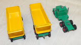 #K16-1A Matchbox Dodge Truck with Fruehauf Tipper Trailers - Used, No Box, AS IS