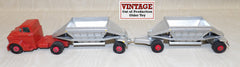 #K4-81 Matchbox GMC Cab with Fruehauf Hopper Trailers - Used, No Box, AS IS