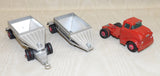 #K4-81 Matchbox GMC Cab with Fruehauf Hopper Trailers - Used, No Box, AS IS