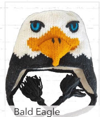 #KC019 Youth Bald Eagle Animal Hat