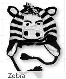 #KC026-T Toddler Zebra Animal Hat