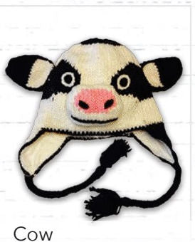 #KC036 Youth Cow Animal Hat