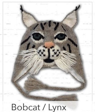 #AKC043 Adult Bobcat/Lynx Animal Hat