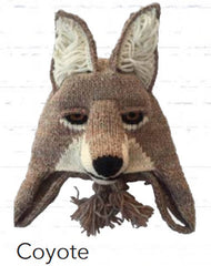 #KC054 Youth Coyote Animal Hat