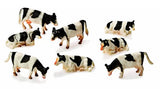 #KG571878 1/87 Black & White Dairy Cows, 8 pc.