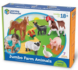 #LER0694 Jumbo Farm Animals Set