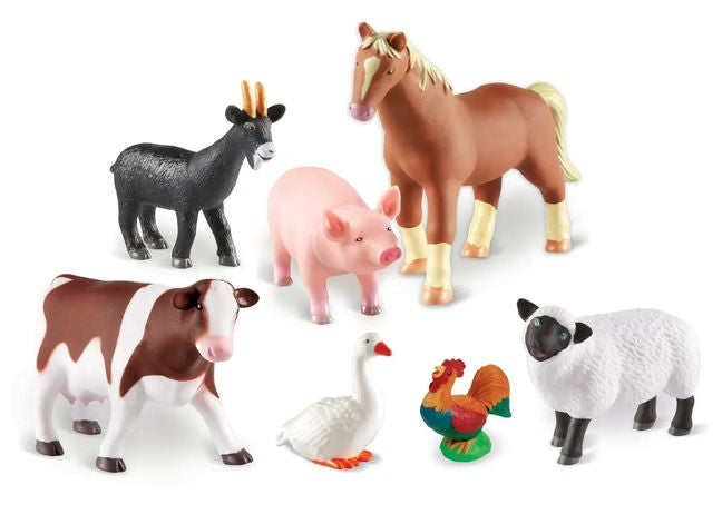 #LER0694 Jumbo Farm Animals Set