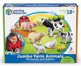 #LER0835 Jumbo Mommas & Babies Farm Animals Set