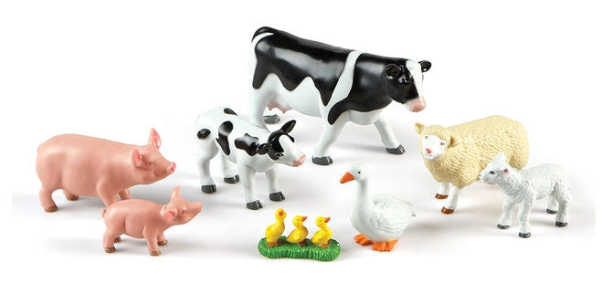 #LER0835 Jumbo Mommas & Babies Farm Animals Set