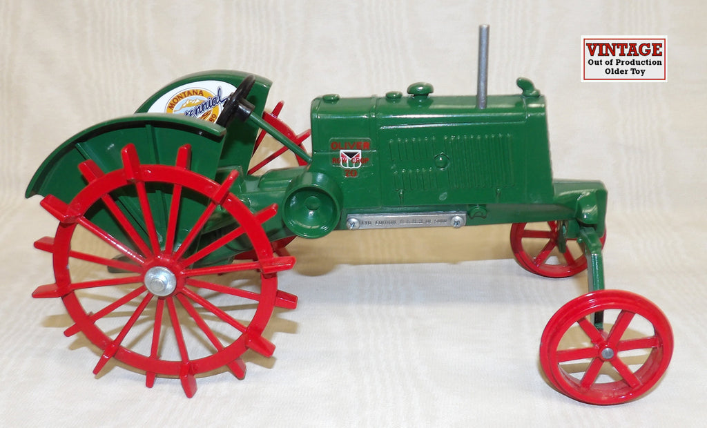 #MTC1989 1/16 Oliver 70 Row Crop Wide Front Tractor, Montana Centennial 1889-1989 Edition - No Box, AS IS