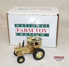#NFTM4020 1/64 Gold John Deere 4020 Diesel Wide Front Tractor with Cab, National Farm Toy Museum Commemorative