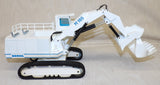 #NZG241 1/50 Demag H185 Hydraulic Mining Shovel Excavator, White, Pre-Owned