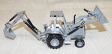 #NZG285 1/50 Cat 416 Cat Backhoe Loader Silver 25,000th Edition, Pre-Owned