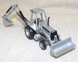 #NZG285 1/50 Cat 416 Cat Backhoe Loader Silver 25,000th Edition, Pre-Owned