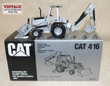 #NZG285 1/50 Cat 416 Cat Backhoe Loader Silver 25,000th Edition, Pre-Owned