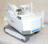 #NZG357 1/50 Demag H 485 S Hydraulic Mining Shovel Excavator, White, Pre-Owned
