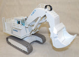 #NZG357 1/50 Demag H 485 S Hydraulic Mining Shovel Excavator, White, Pre-Owned