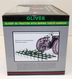 #SCT326 1/16 Oliver 66 Tractor with Spring Tooth Harrow, The Toy Tractor Times.com 25th Anniversary Edition