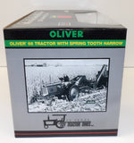 #SCT326 1/16 Oliver 66 Tractor with Spring Tooth Harrow, The Toy Tractor Times.com 25th Anniversary Edition