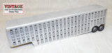 #ST-W48 1/64 Wilson 48' Double Axle Pot Belly Cattle Trailer, Custom Built