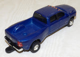 #SY149 1/64 Blue 2020 Dodge Ram 3500 Bighorn Dually Pickup - Missing Front Bumper