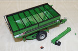 #SY162 1/64 Green J&M X1112 X-Tended Reach Grain Cart with Tandem Walking Duals - Broken Auger, AS IS