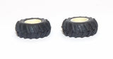 #SY202 1/64 Rubber FWA Tires with White Rims, 5/8" x 1/4"