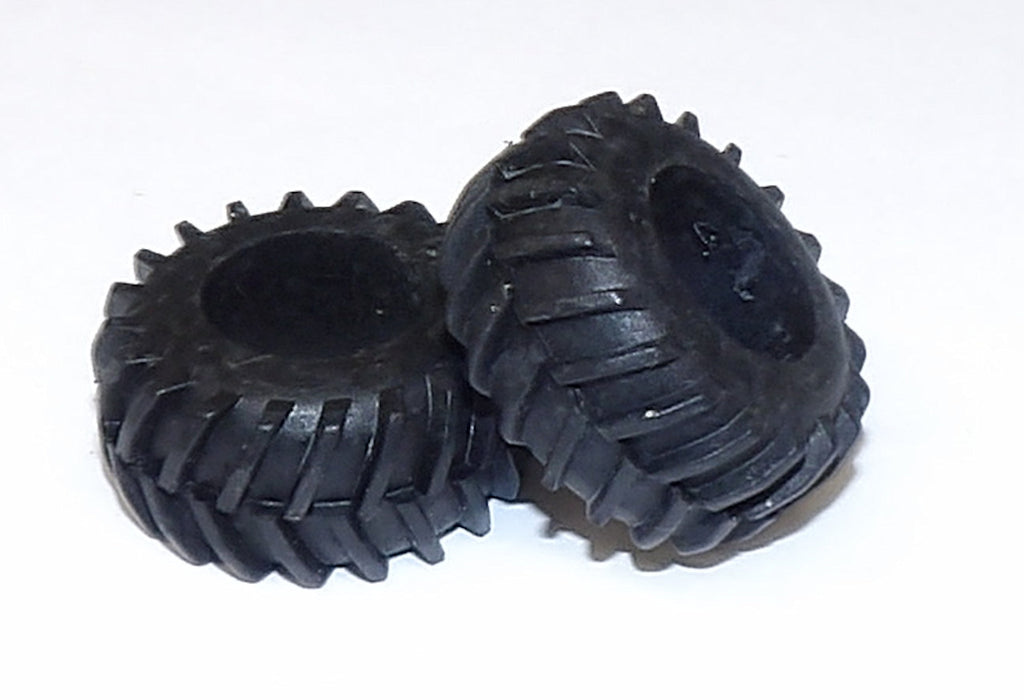 #SY225 1/64 30.5-32 Rubber Tires, 1" x 1/2" - Pair
